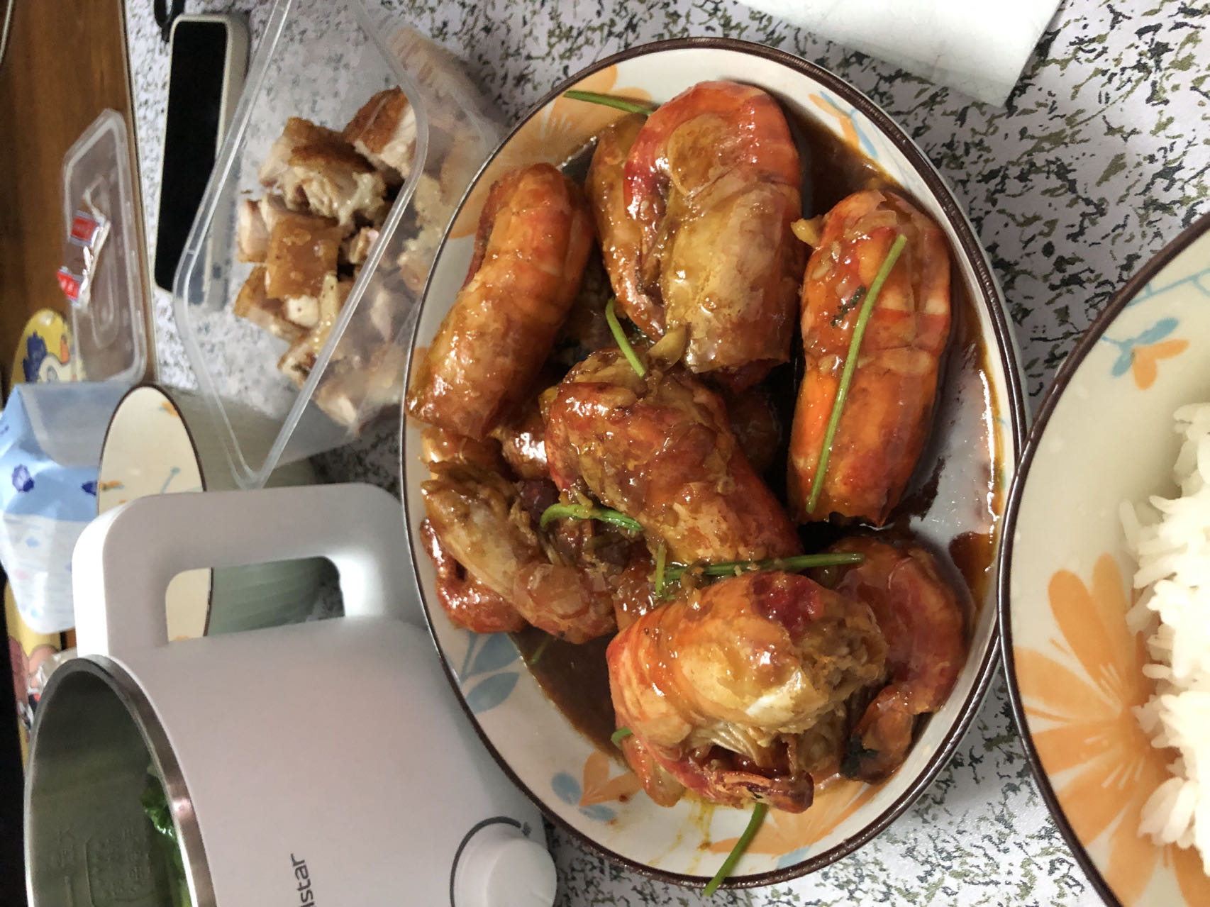 Mustard Butter Rosé Shrimp