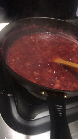 Finished strawberry jam