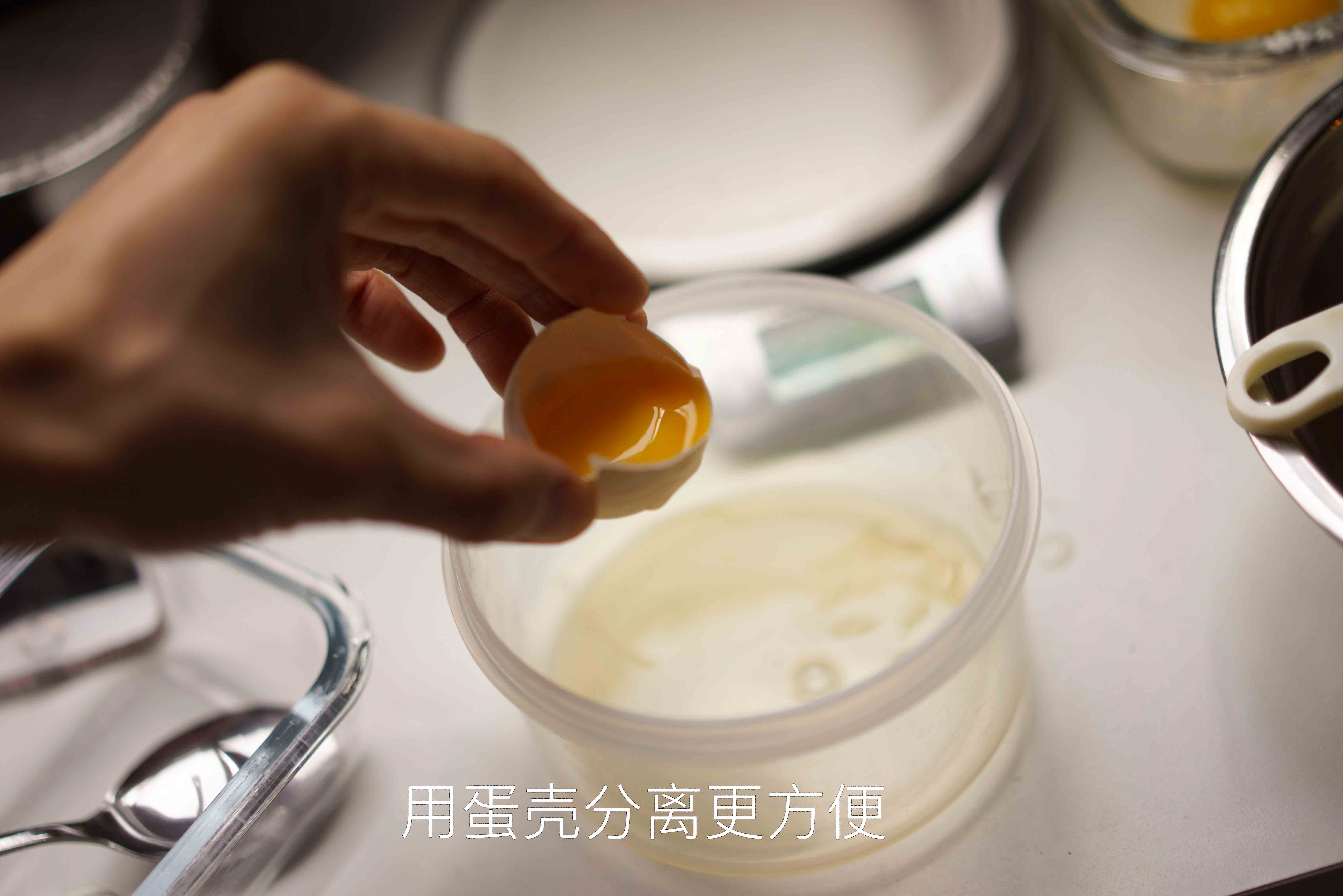 Sifting to separate egg yolks