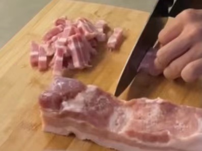 Example of pork strips