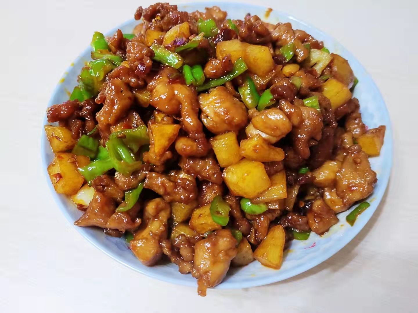 Finished Dry-Fried Young Chicken