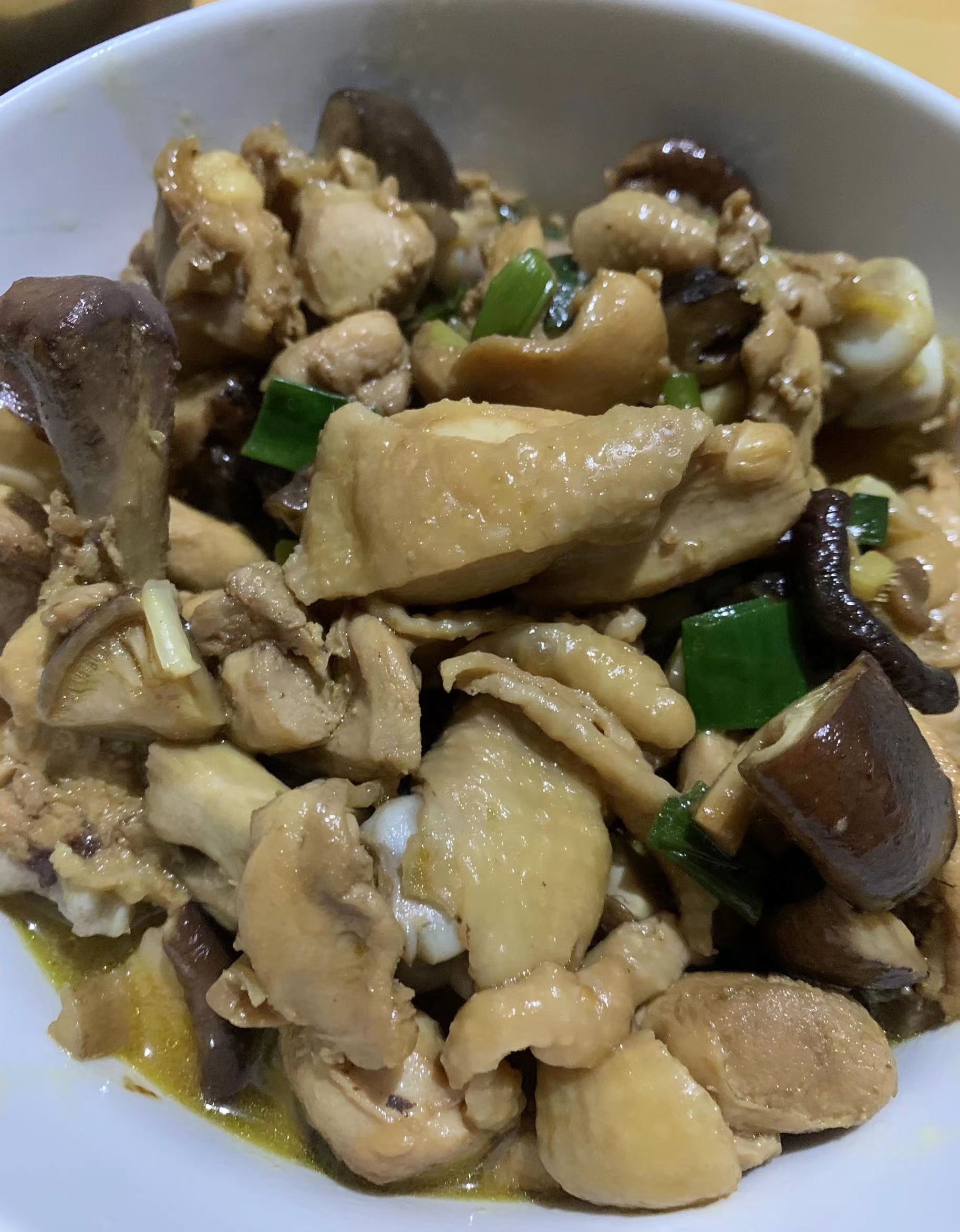 Braised Chicken with Shiitake Mushrooms