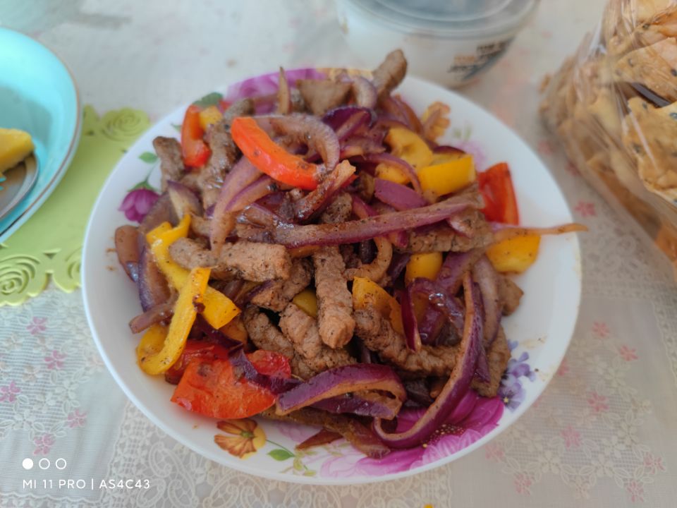 Finished Black Pepper Beef