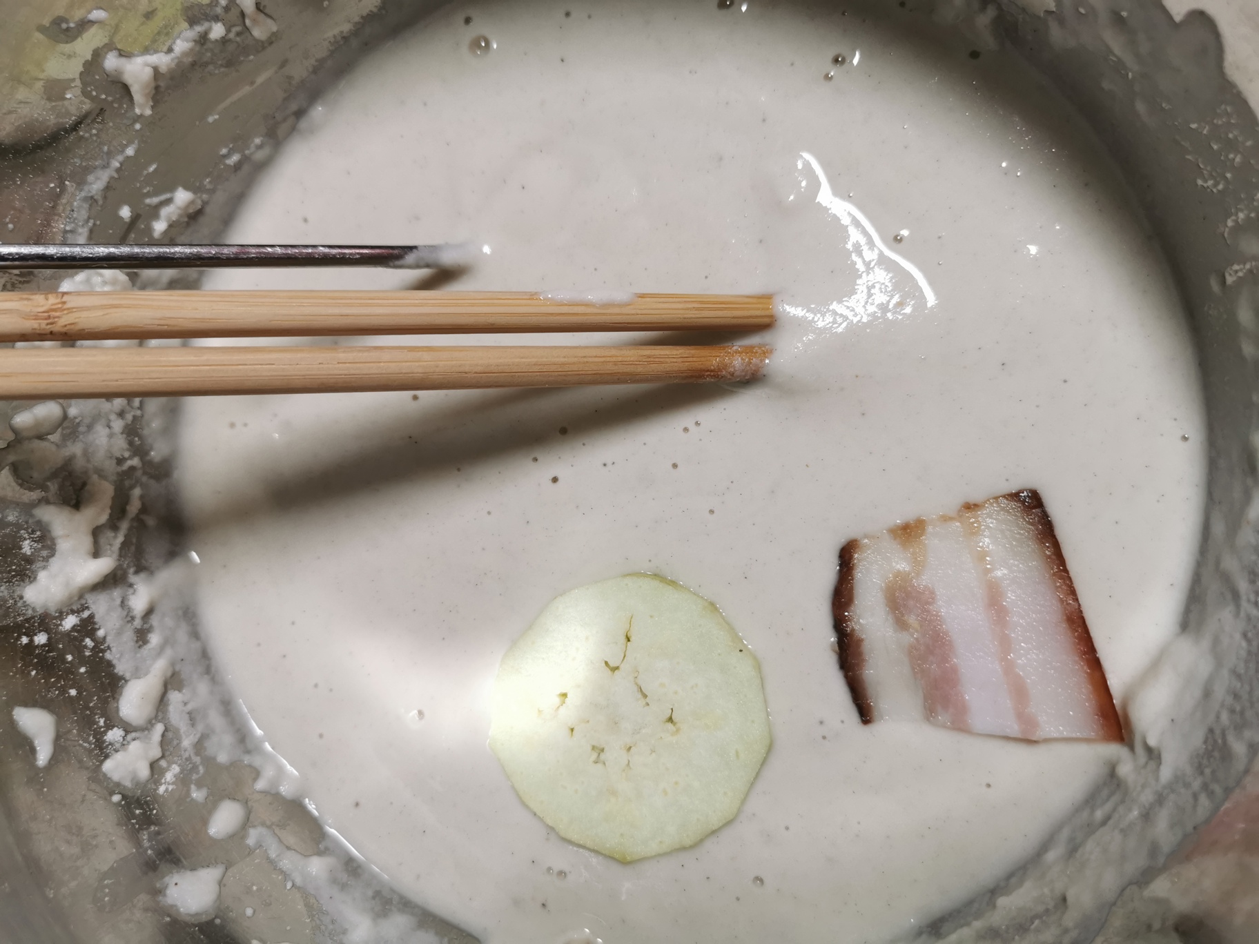 Rice Flour, Wheat Flour, and Egg